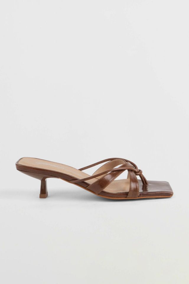 Intentionally Blank Eli Kitten Heel Thong Sandal #1