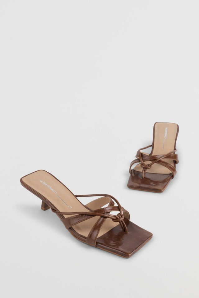 Intentionally Blank Eli Kitten Heel Thong Sandal #2