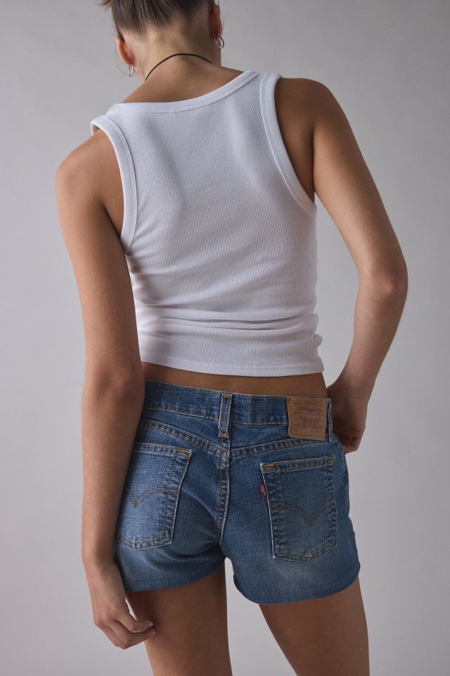 ReMADE By UO Gummy Low-Rise Denim Short #4