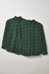 ReMADE By UO Overdyed Oversized Flannel Shirt