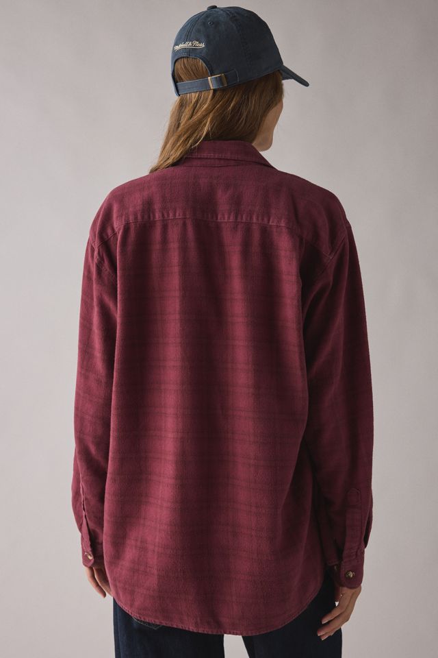 ReMADE By UO Overdyed Oversized Flannel Shirt #2