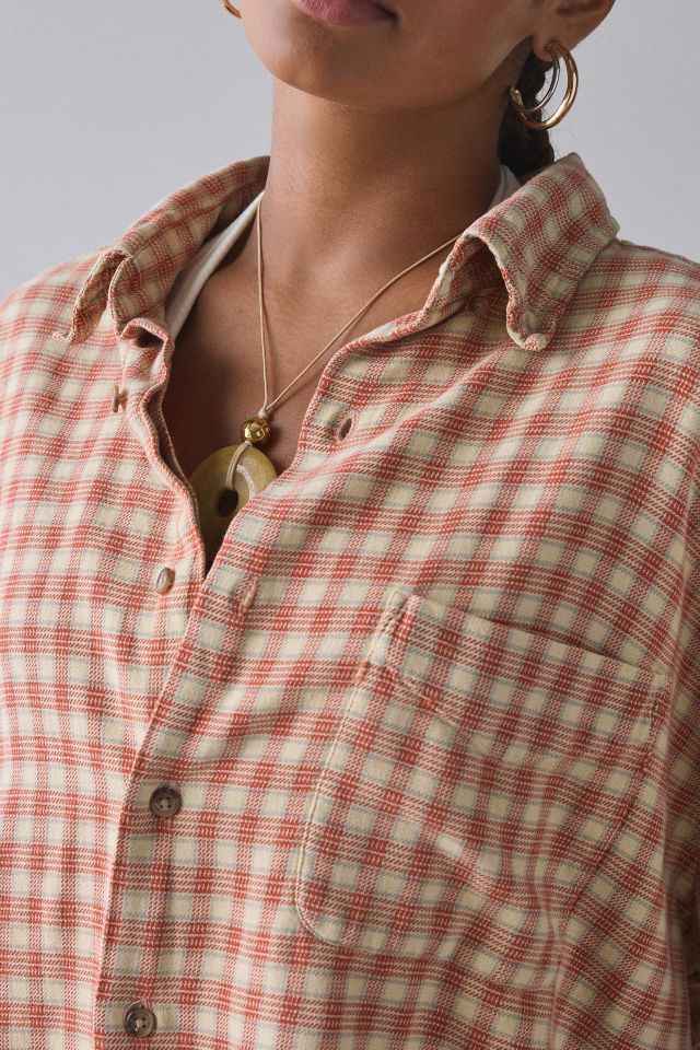 ReMADE By UO Overdyed Oversized Flannel Shirt #2