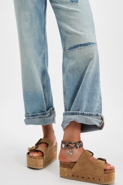Intentionally Blank Cooper-2 Suede Platform Sandal