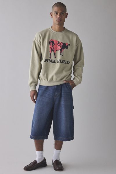 Pink Floyd Cow Graphic Crew Neck Sweatshirt