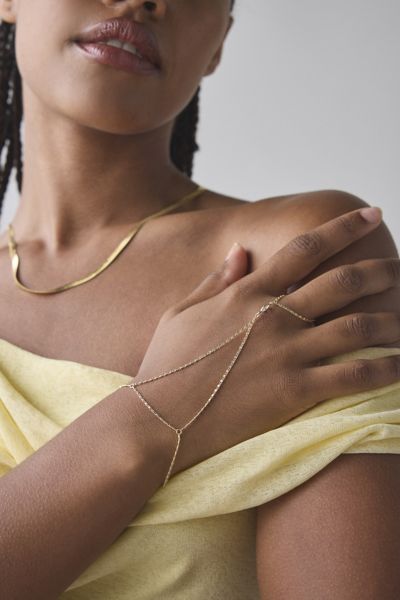 Chain & Pearl Bracelet Set