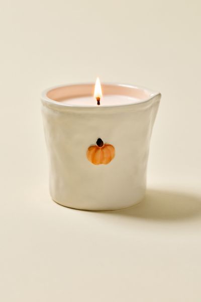 Paddywax Bistro 8 oz Scented Candle In Pumpkin Spice At Urban Outfitters In White