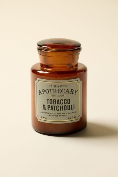 Paddywax Apothecary 8 oz Scented Candle In Tobacco/patchouli At Urban Outfitters