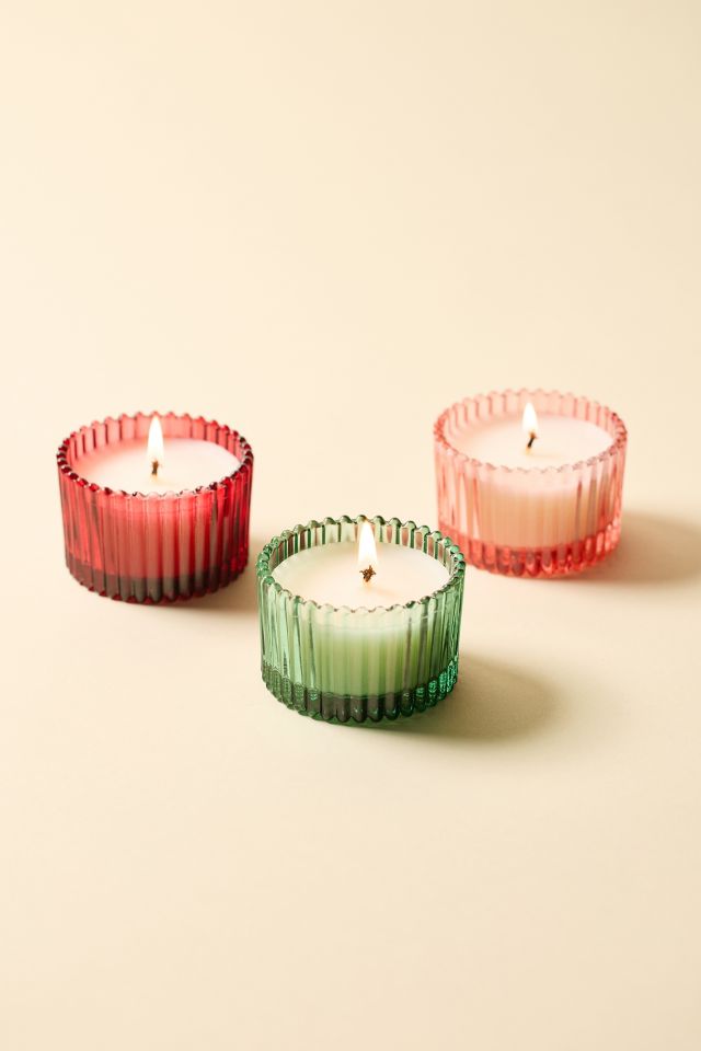 Paddywax Glass Holiday 2 oz Scented Candle Set #2