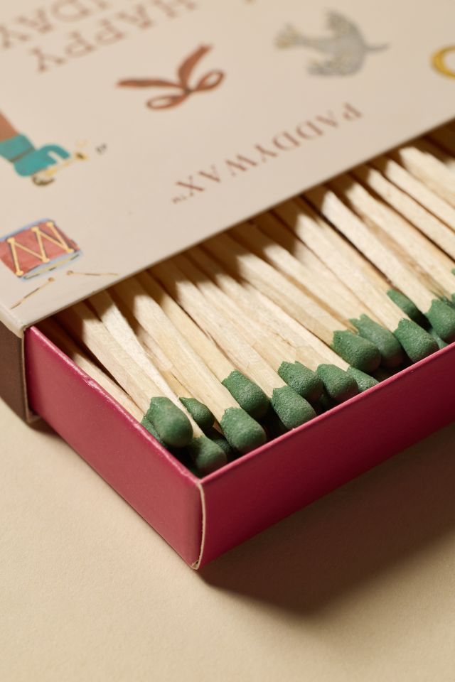Paddywax Jumbo Holiday Safety Match Set #1