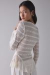 Kimchi Blue Irene Sheer Lace Ruffle Bell Sleeve Top
