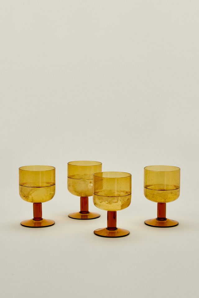 Hawkins New York Simple Seeded Glassware Set #2