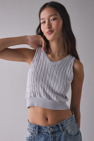 Urban Renewal Vintage Cropped Patterned Sweater | Urban