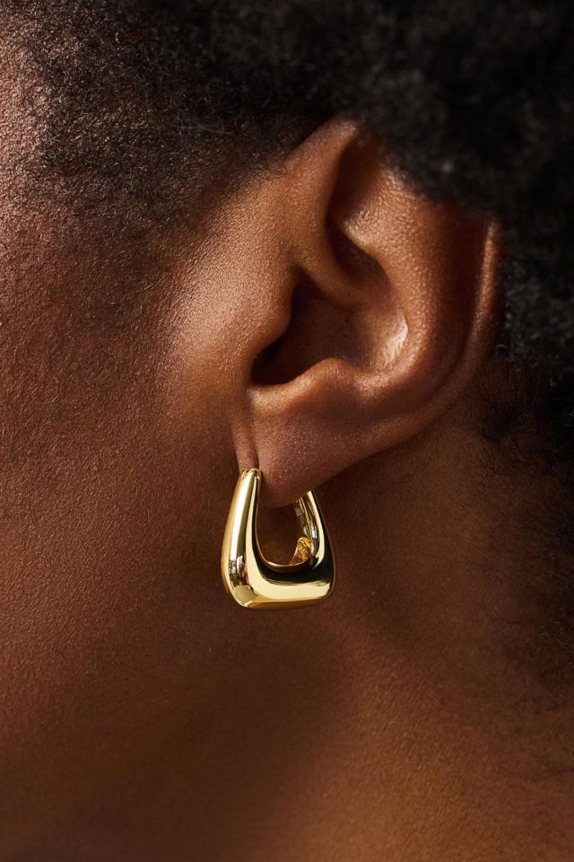 Ana Luisa Colene Chunky Hoop Earrings #1