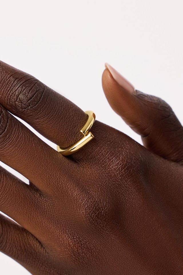 Ana Luisa Clover Band Ring #3