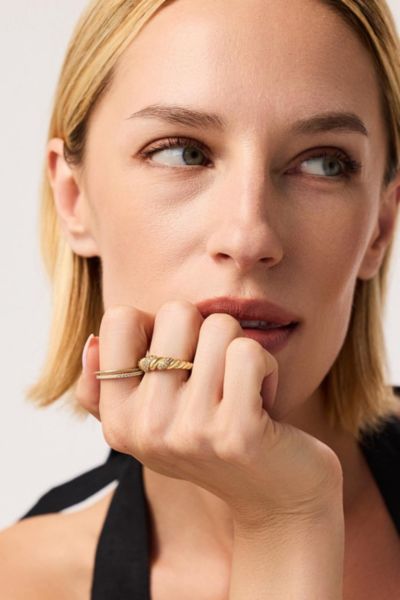 Ana Luisa Rope Pave Ring