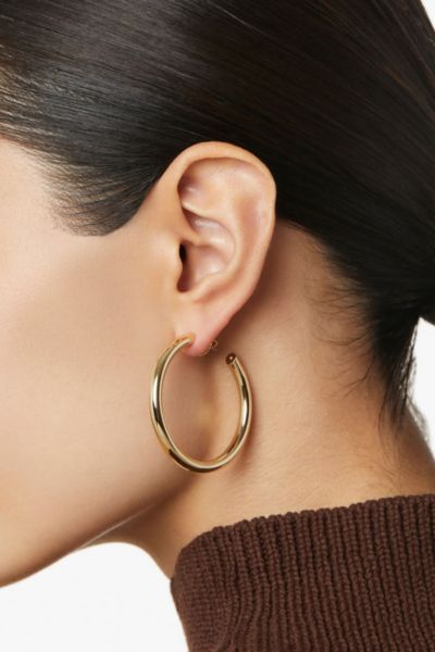 Ana Luisa Tia Medium Hoop Earrings In Gold, Women's At Urban Outfitters