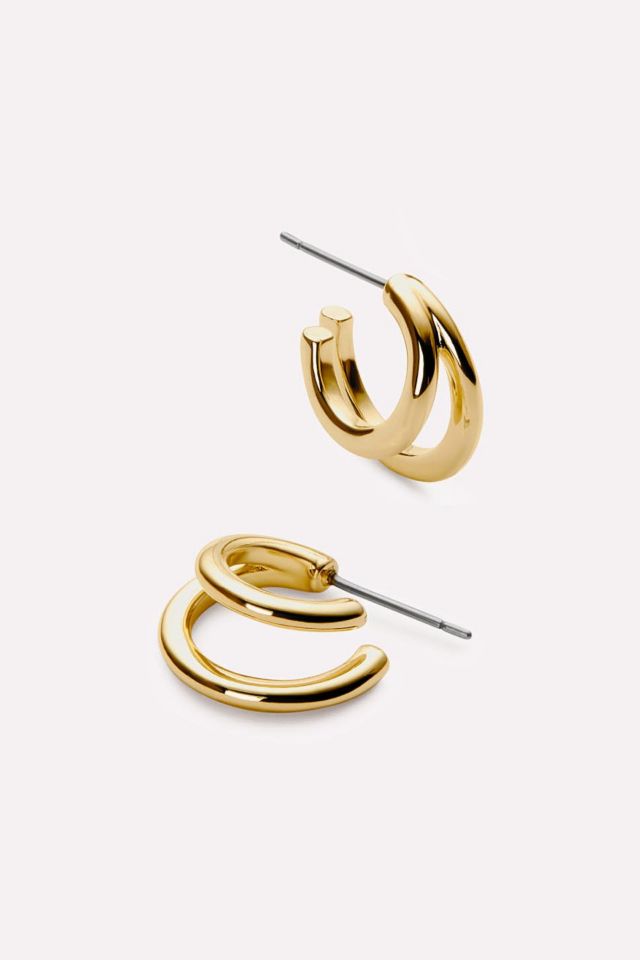Ana Luisa Scarlett Double Hoop Earrings #1