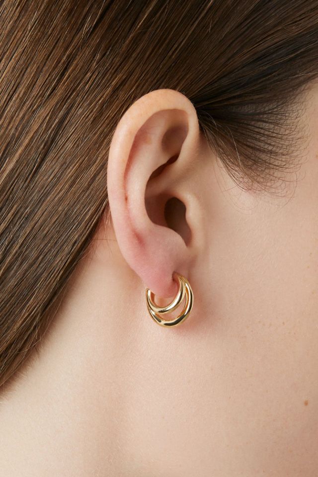 Ana Luisa Scarlett Double Hoop Earrings #2