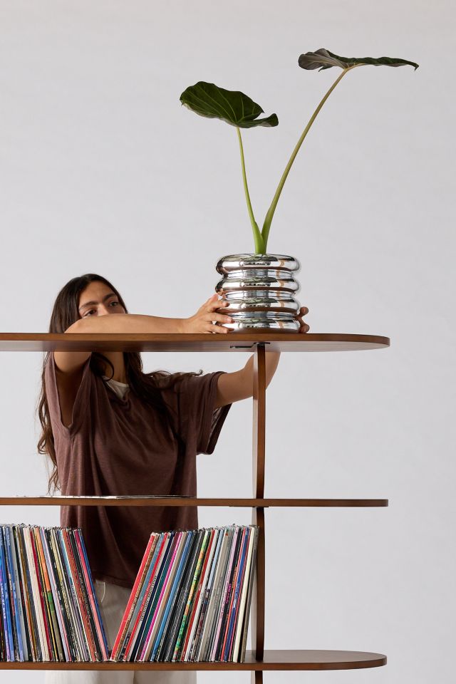 Areaware Tall Chrome Stacking Planter #1