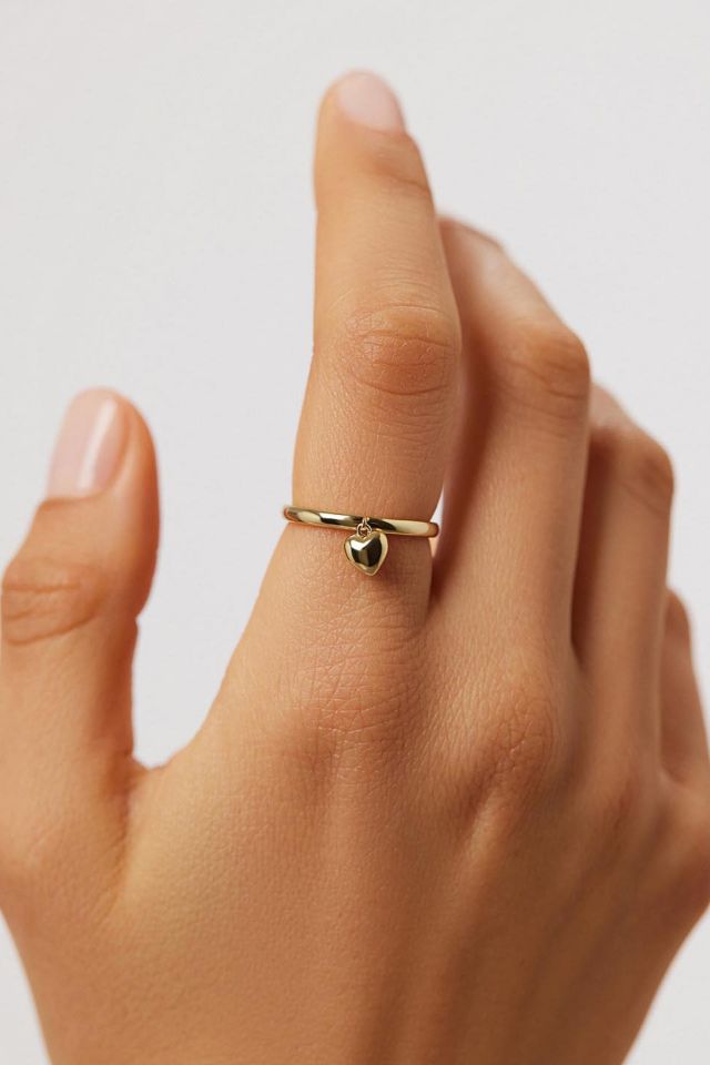 Ana Luisa Leia Heart Ring #2