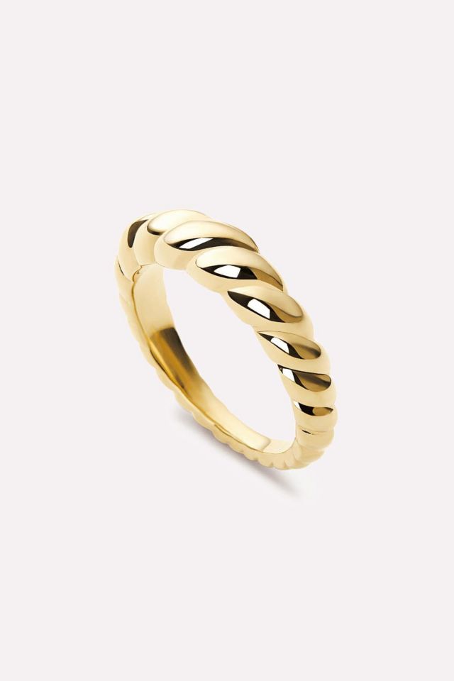 Ana Luisa Rope Slim Twist Ring #1