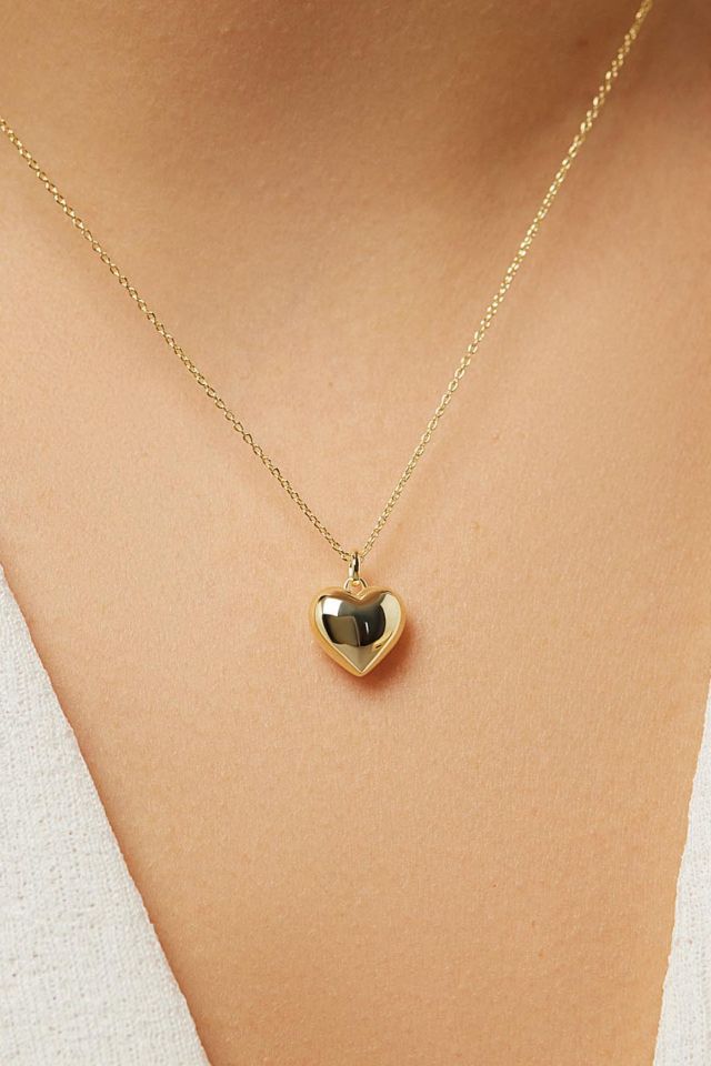 Ana Luisa Lev Puffed Heart Necklace #3