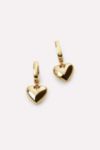 Ana Luisa Jessica Puffed Heart Hoops