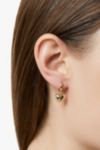 Ana Luisa Jessica Puffed Heart Hoops