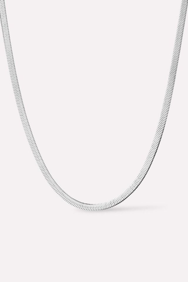 Ana Luisa Ina Herringbone Chain Necklace #1