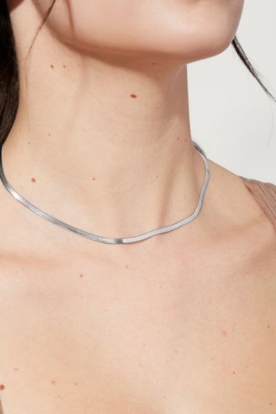 Ana Luisa Ina Herringbone Chain Necklace