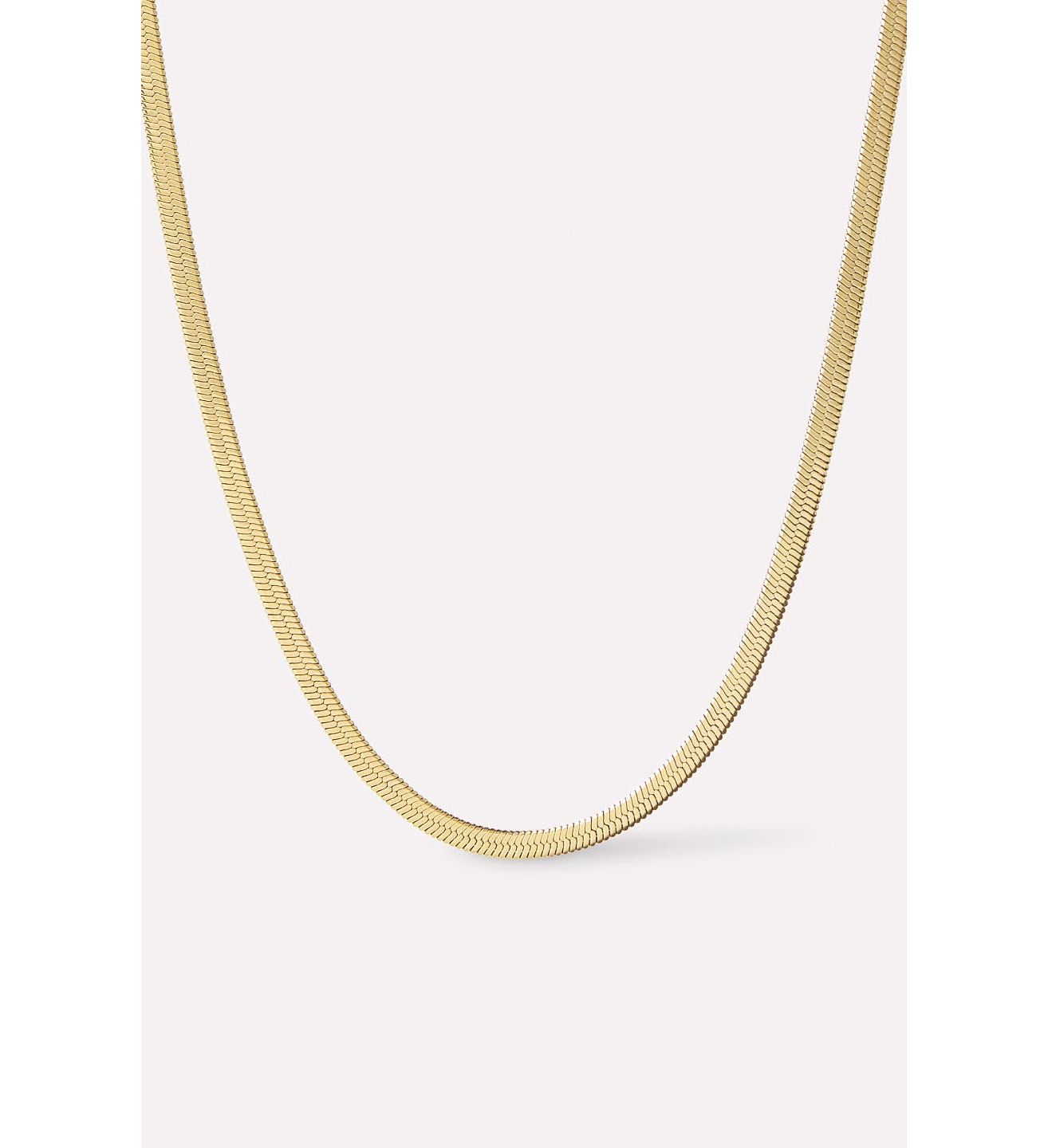 Ana Luisa Ina Herringbone Chain Necklace