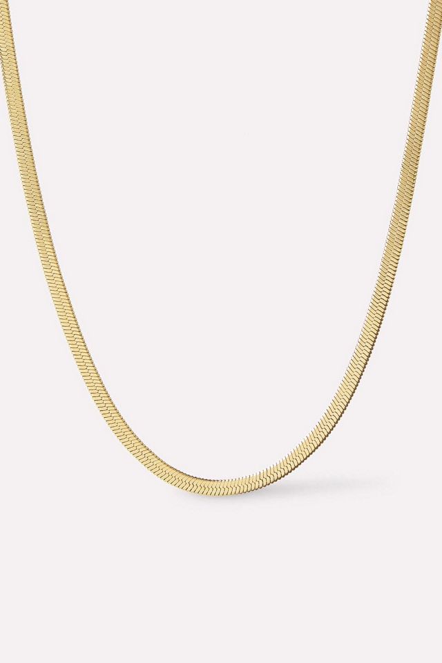 Ana Luisa Ina Herringbone Chain Necklace #1