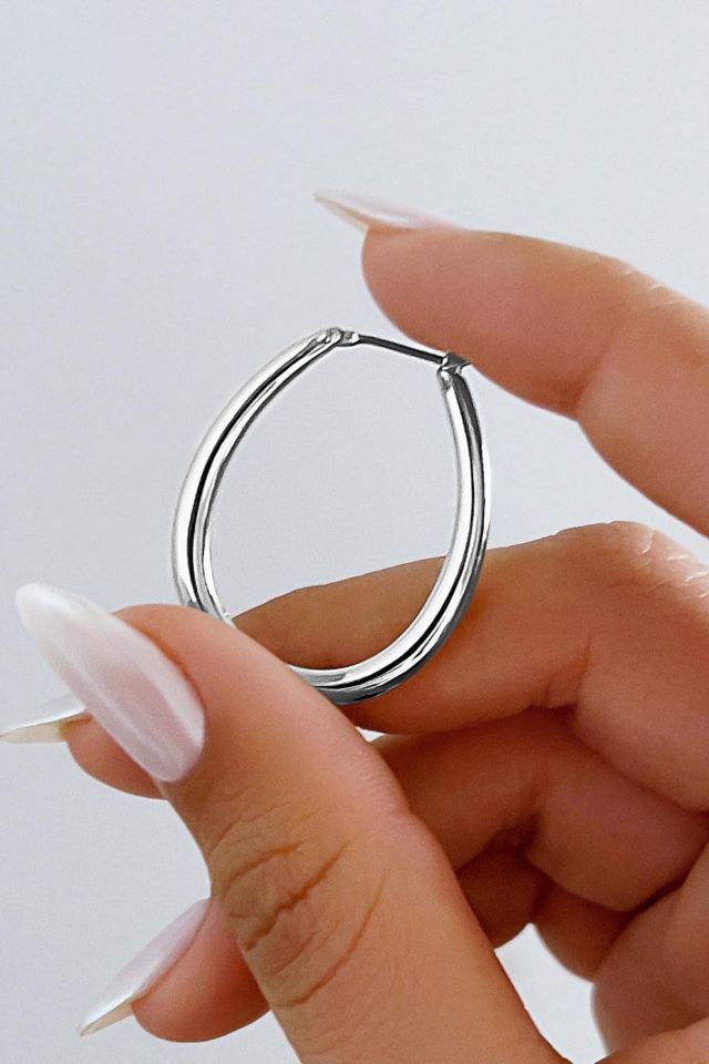 Ana Luisa Cuidado Hoop Earrings #4