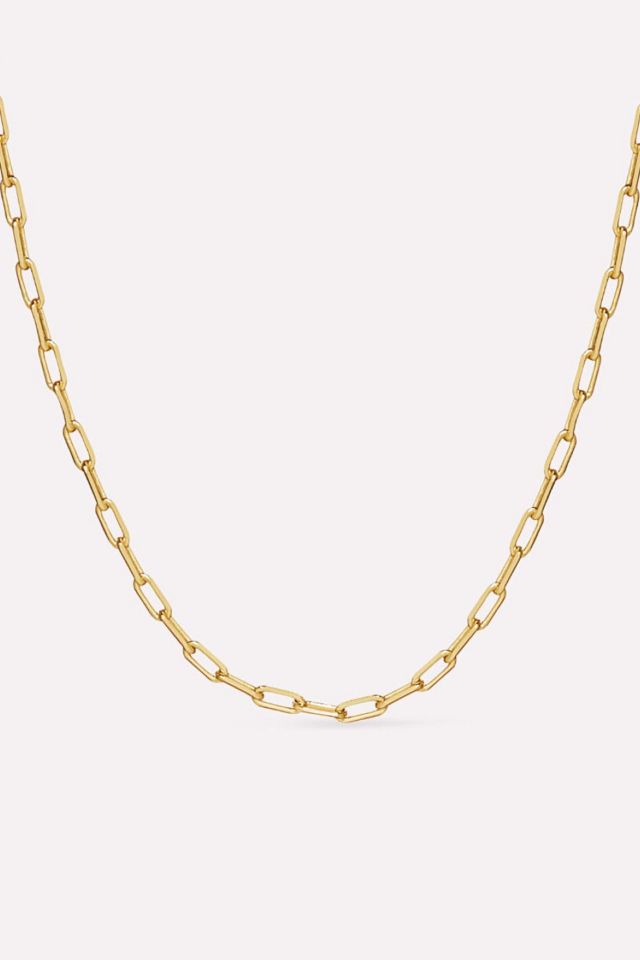 Ana Luisa Laura Slim Link Chain Necklace #1