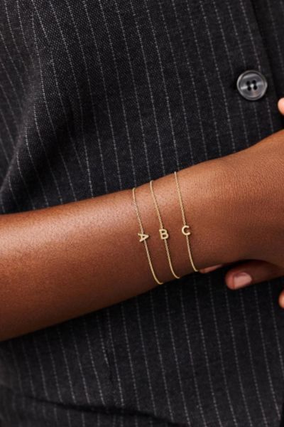 Ana Luisa Letter Initial Bracelet At Urban Outfitters