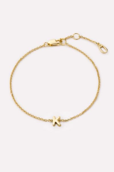 Ana Luisa Letter Initial Bracelet At Urban Outfitters