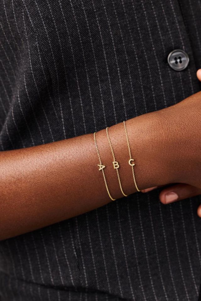 Ana Luisa Letter Initial Bracelet #4