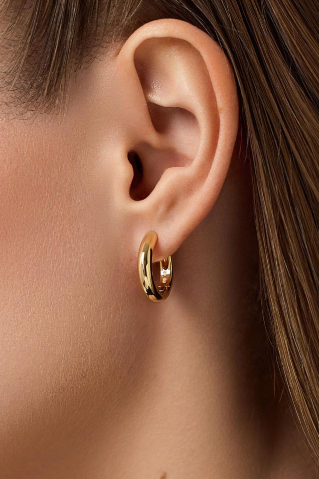Ana Luisa Giulia Medium Hoop Earrings #2