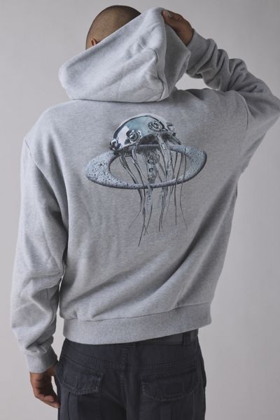 Oakley Futurescape Iced Jellyfish Graphic Hoodie Sweatshirt