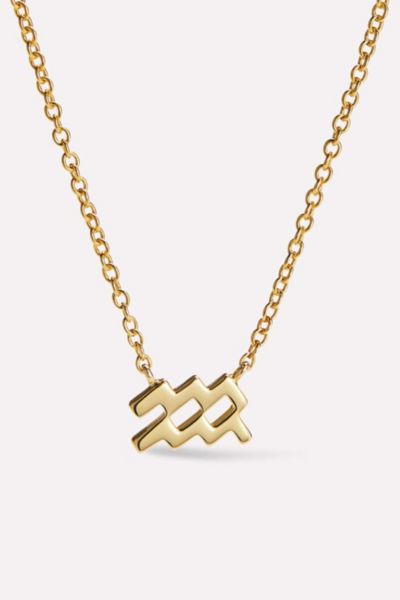 Ana Luisa Zodiac Necklace In Aquarius, Women's At Urban Outfitters