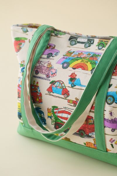 Richard Scarry Cars And Trucks And Things That Go Canvas Tote Bag