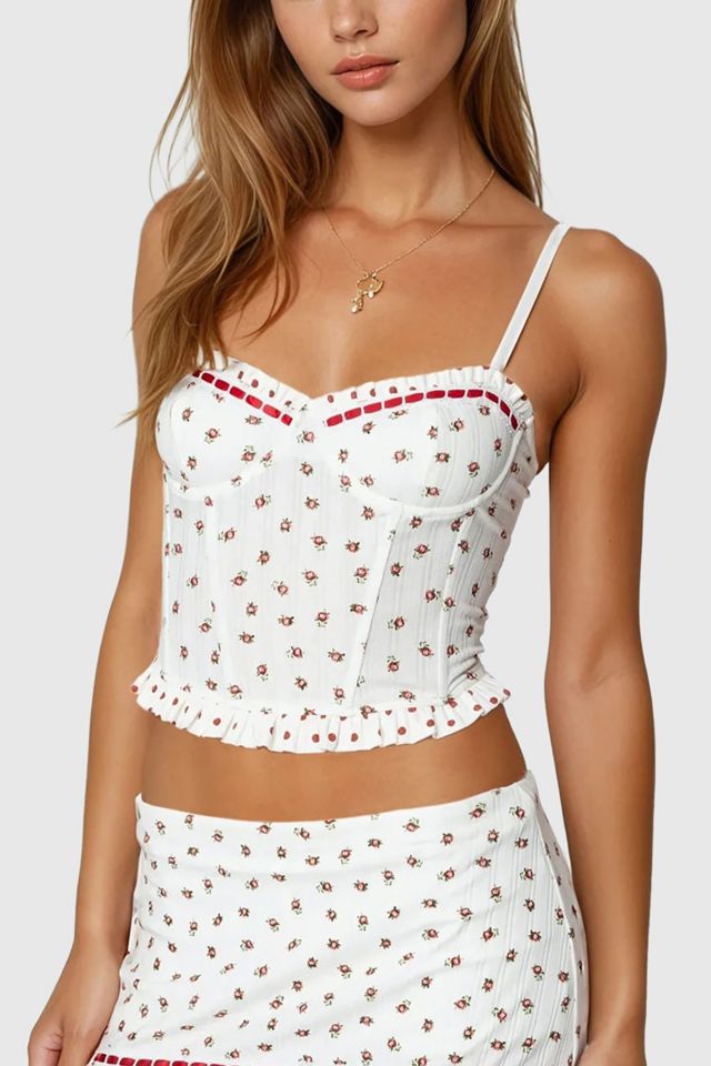 Edikted Mica Floral Cupped Corset #2