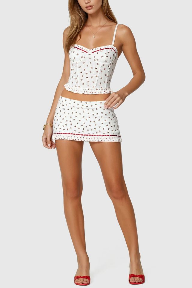 Edikted Mica Floral Cupped Corset #1