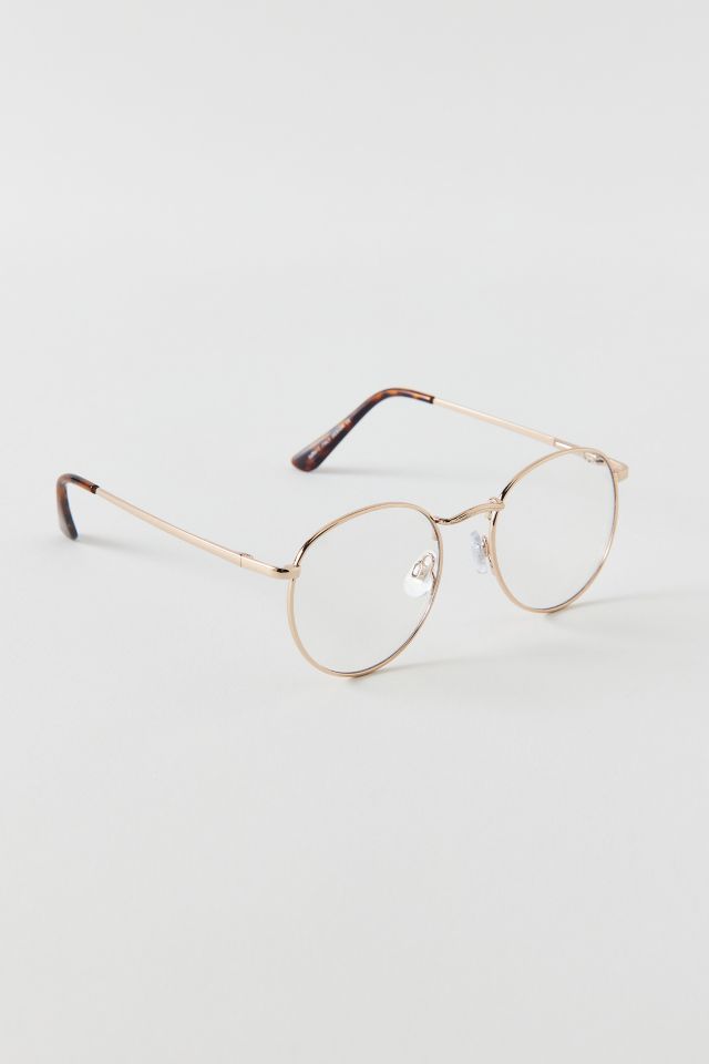 Vintage By UO Gold Rim Round Glasses #1