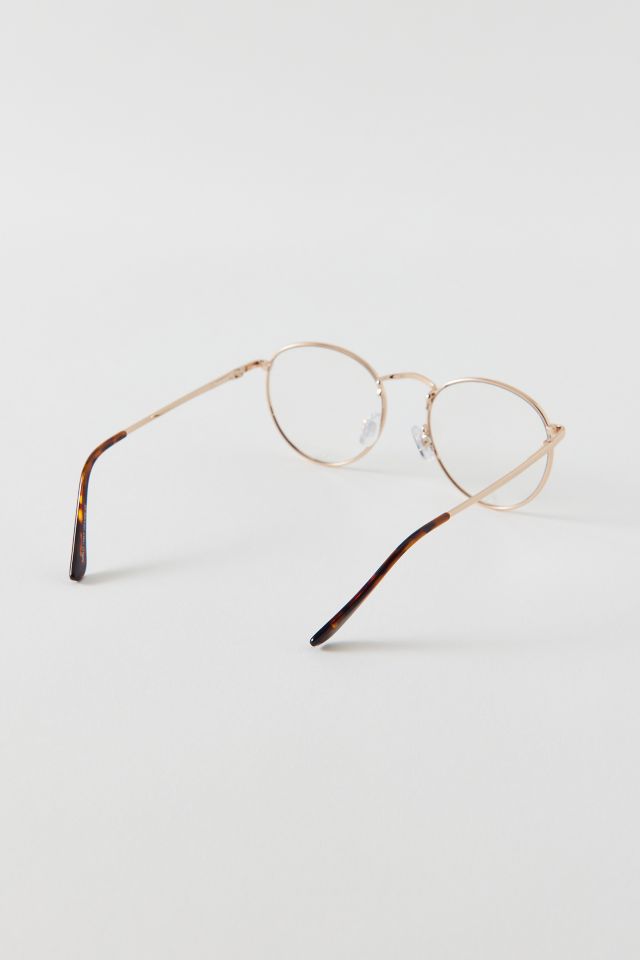 Vintage By UO Gold Rim Round Glasses #3
