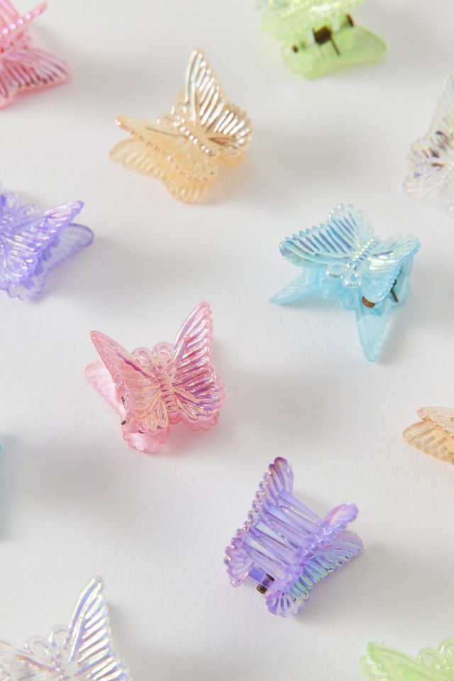 Vintage By UO Colorful Butterfly Mini Claw Clips #1