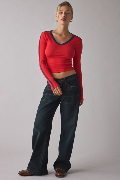 BDG Kayla Coated Low-Rise Jean