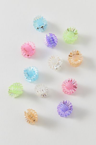 Pinces à cheveux mini à marguerites colorées Vintage par UO