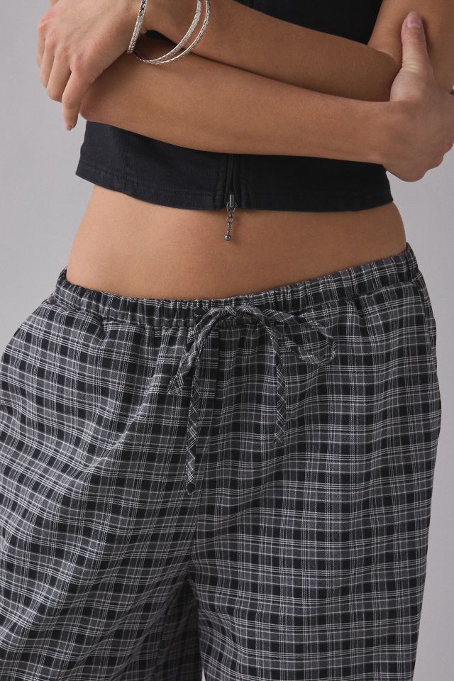 Daisy Street Lore Check Low-Rise Wide Leg Pant #2