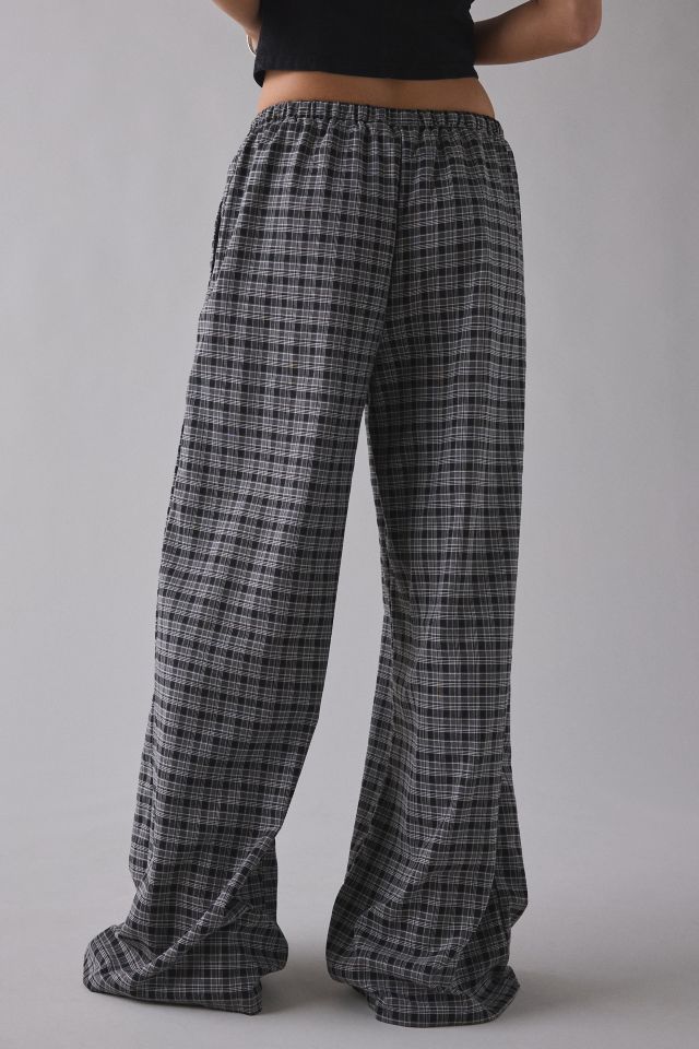 Daisy Street Lore Check Low-Rise Wide Leg Pant #4